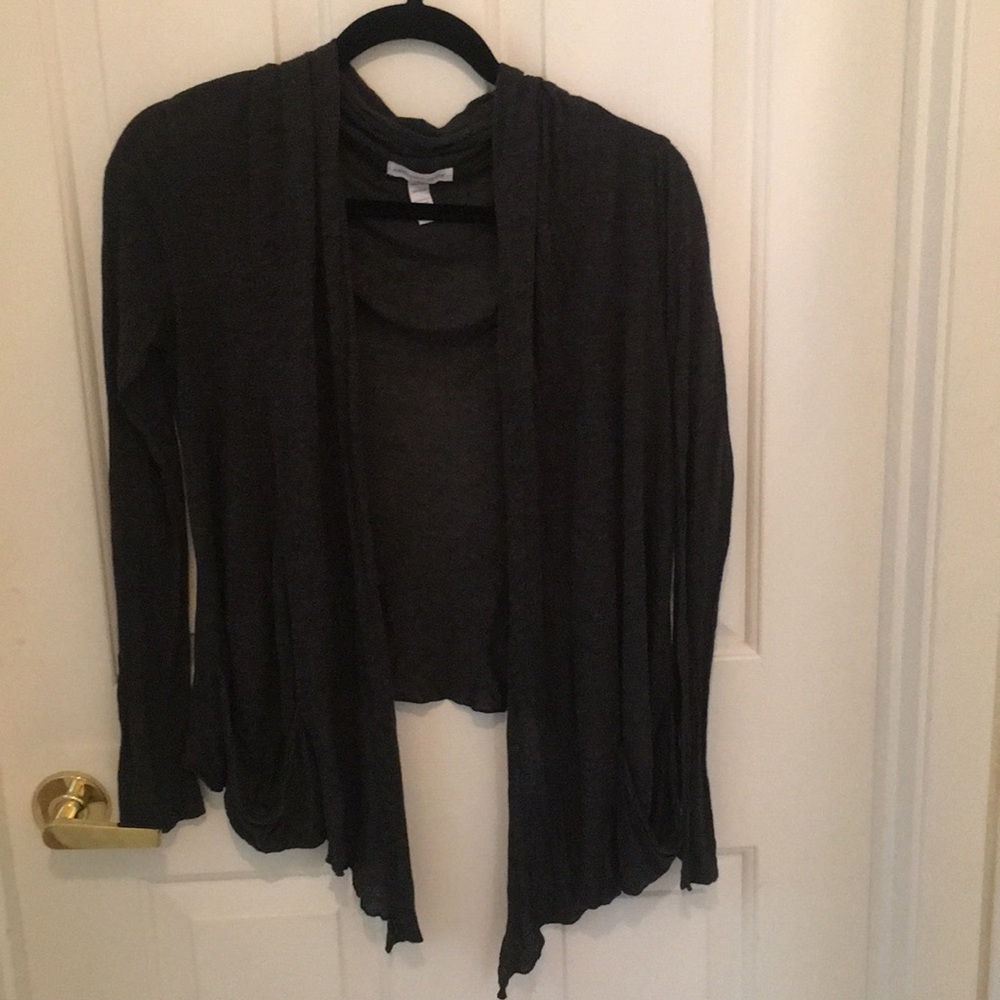 Light Weight Charcoal Gray Cardigan